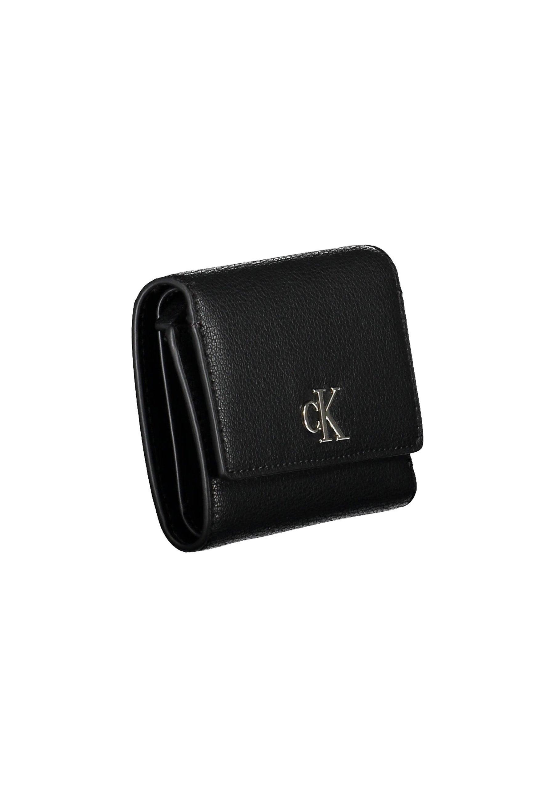 CALVIN KLEIN Portafoglio Trifold Donna Monogram Black K60K610107 - Sandrini Calzature e Abbigliamento