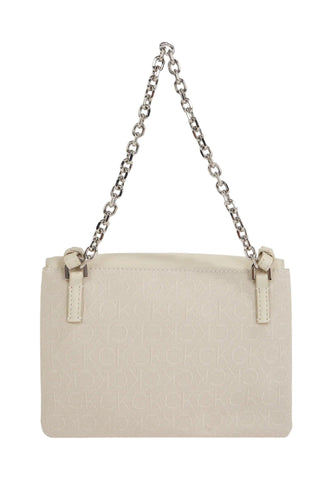 CALVIN KLEIN Re-Lock Borsa Donna Dark Ecru Beige K60K611877 - Sandrini Calzature e Abbigliamento