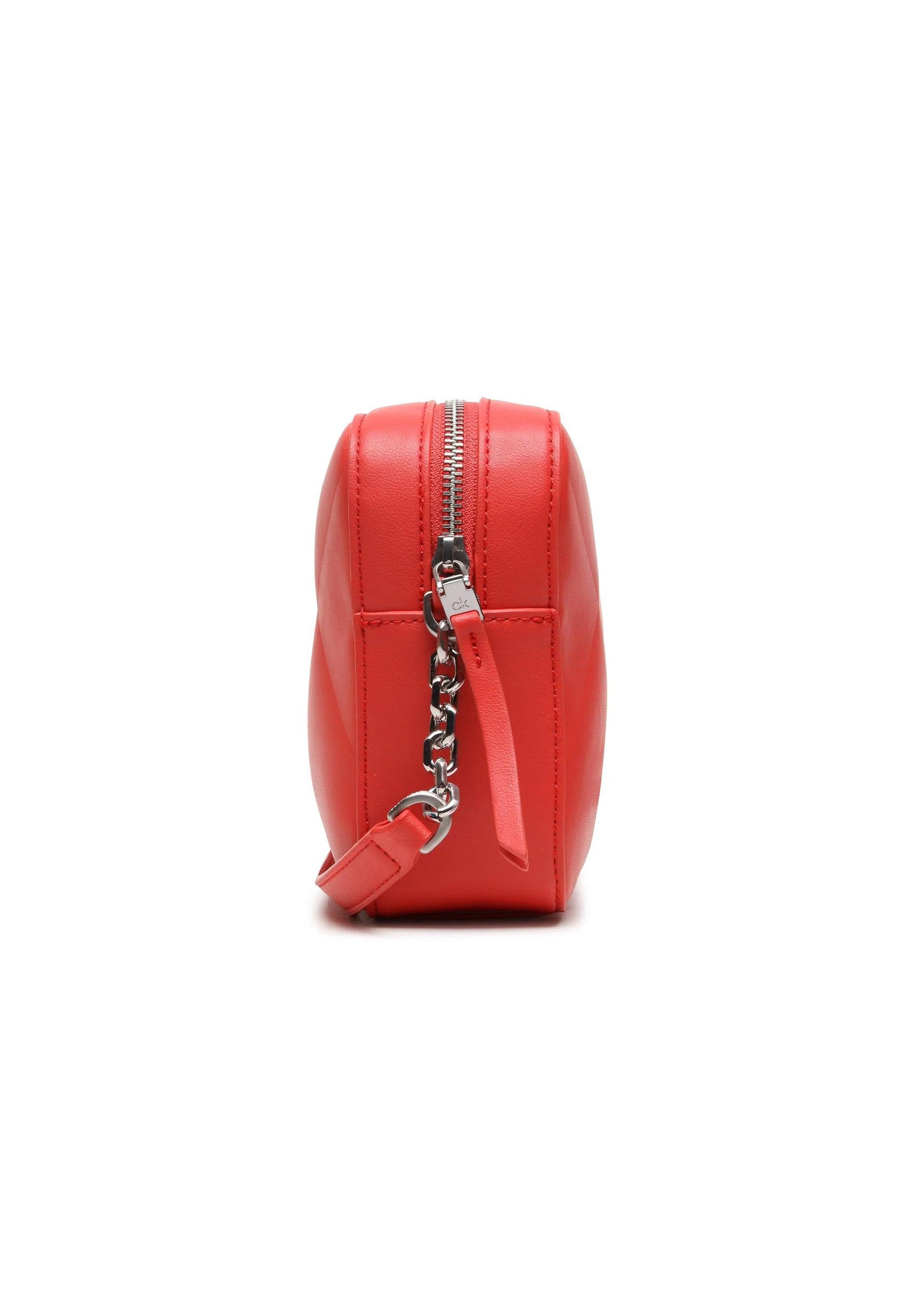 CALVIN KLEIN Re-Lock Camera Bag Tracolla Aurora Red K60K610767 - Sandrini Calzature e Abbigliamento