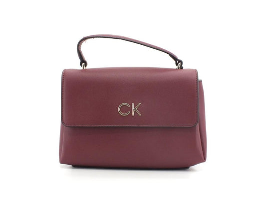 CALVIN KLEIN Re-Lock Mini Top Borsa Bordeaux K60K608878 - Sandrini Calzature e Abbigliamento