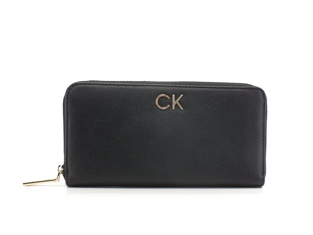 CALVIN KLEIN Re-Lock Slim Wallet Portafoglio Black K60K608919 - Sandrini Calzature e Abbigliamento