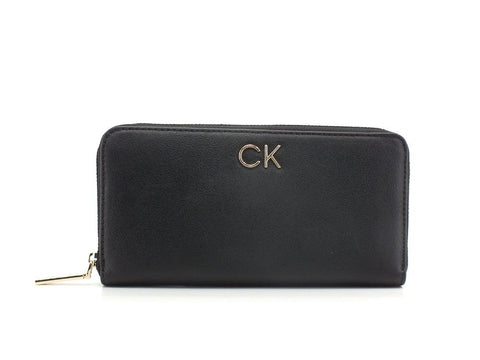 CALVIN KLEIN Re-Lock Slim Wallet Portafoglio Black K60K608919 - Sandrini Calzature e Abbigliamento