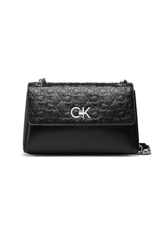 CALVIN KLEIN Re-Lock Tracolla Crossbody Black K60K610919 - Sandrini Calzature e Abbigliamento