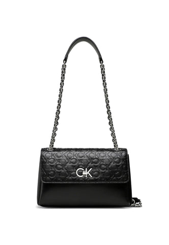 CALVIN KLEIN Re-Lock Tracolla Crossbody Black K60K610919 - Sandrini Calzature e Abbigliamento