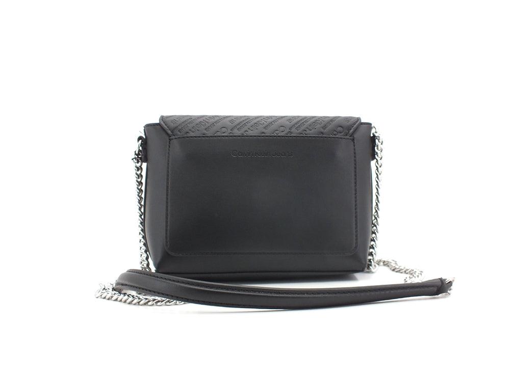 CALVIN KLEIN Sculpted Print Shoulder Borsa Black K60K608940 - Sandrini Calzature e Abbigliamento