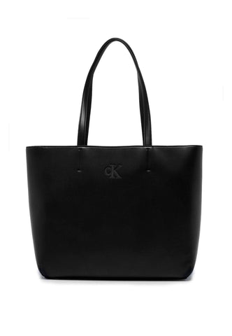 CALVIN KLEIN Sleek Shopper 29 Solid Borsa Black K60K610318 - Sandrini Calzature e Abbigliamento