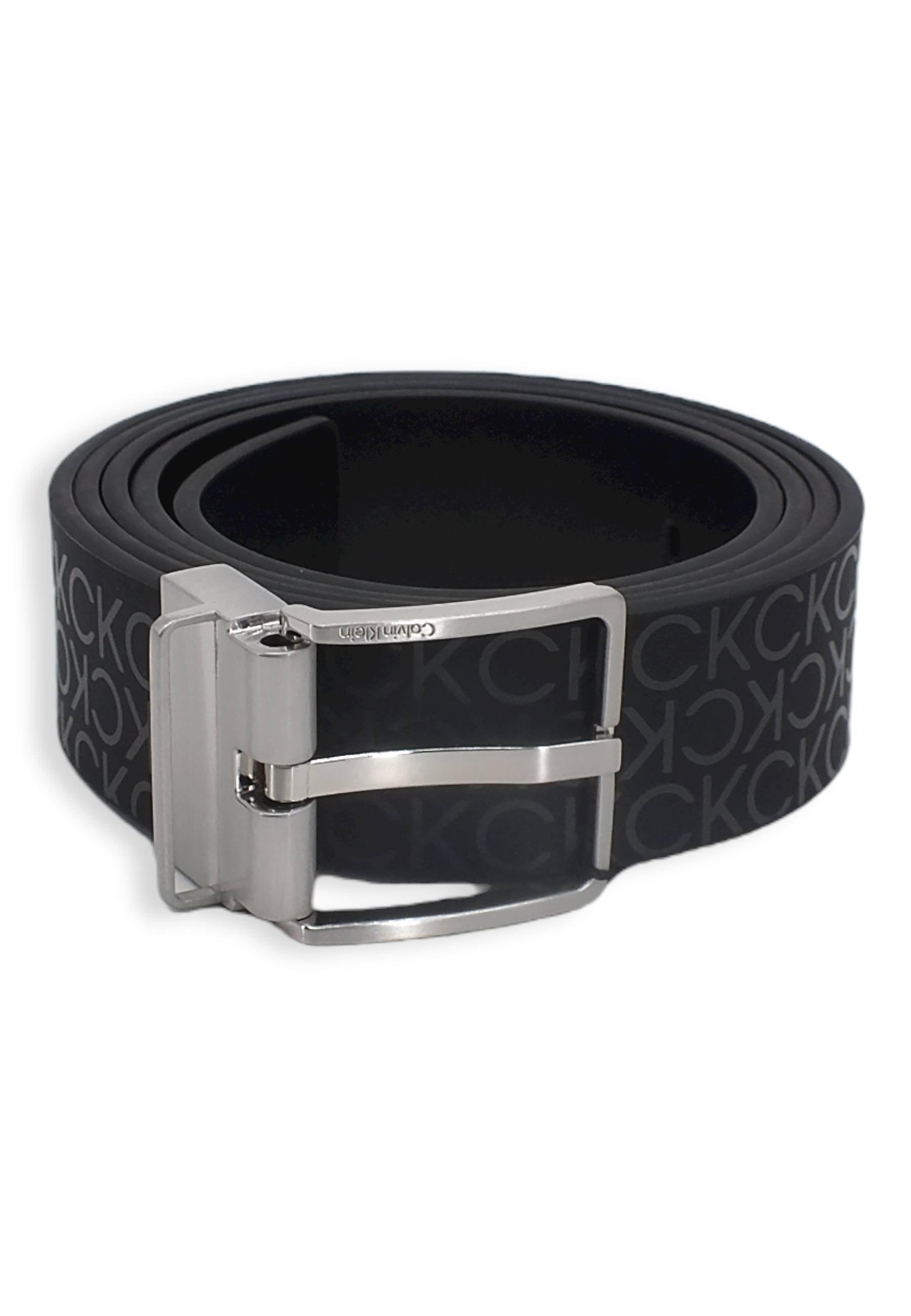 CALVIN KLEIN Slim Loop Cintura Uomo Black Smooth K50K509657 - Sandrini Calzature e Abbigliamento