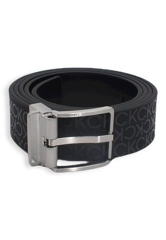 CALVIN KLEIN Slim Loop Cintura Uomo Black Smooth K50K509657 - Sandrini Calzature e Abbigliamento