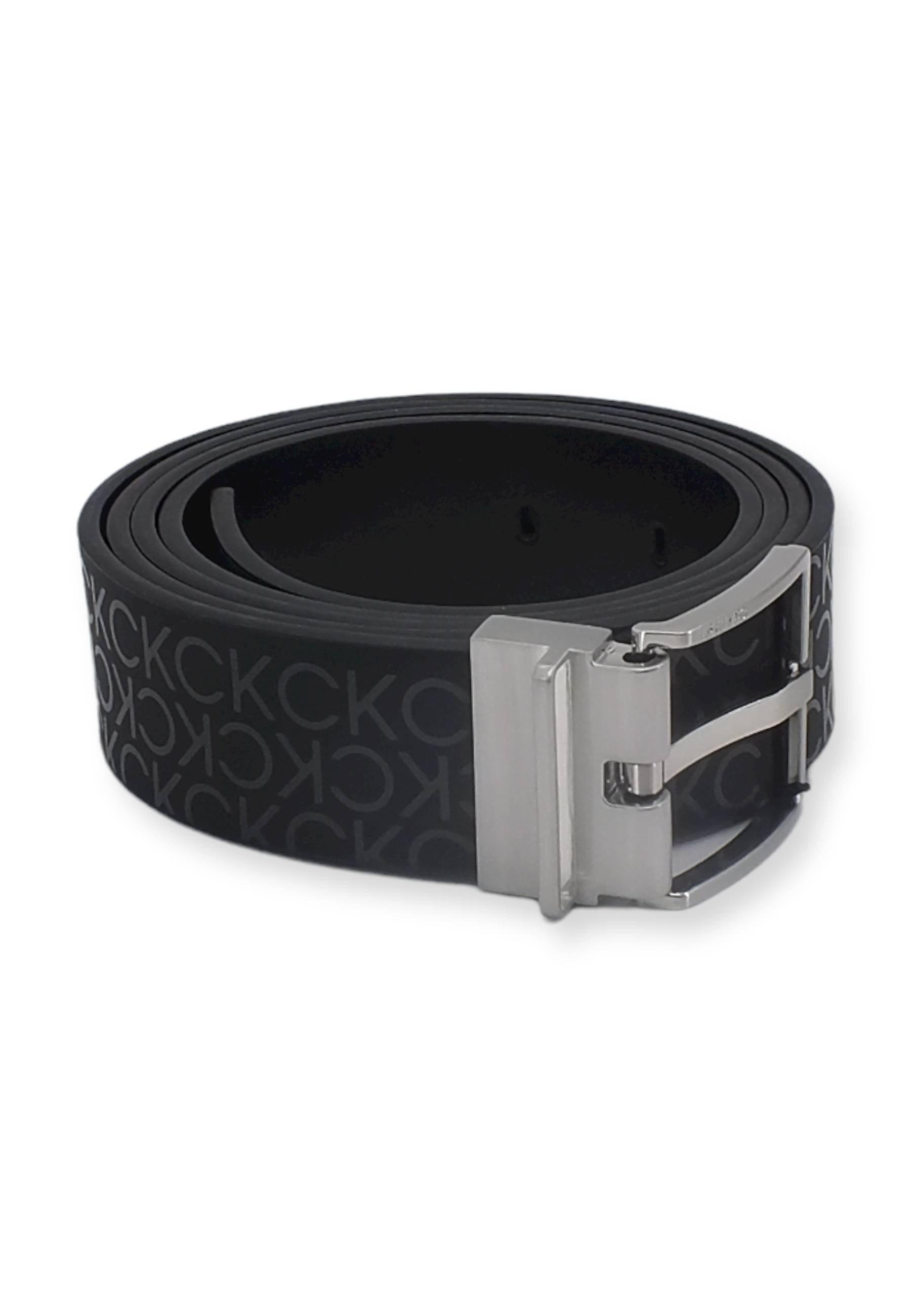 CALVIN KLEIN Slim Loop Cintura Uomo Black Smooth K50K509657 - Sandrini Calzature e Abbigliamento