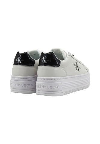 CALVIN KLEIN Sneaker Bold Platform Donna Bright White Black YW0YW01431 - Sandrini Calzature e Abbigliamento