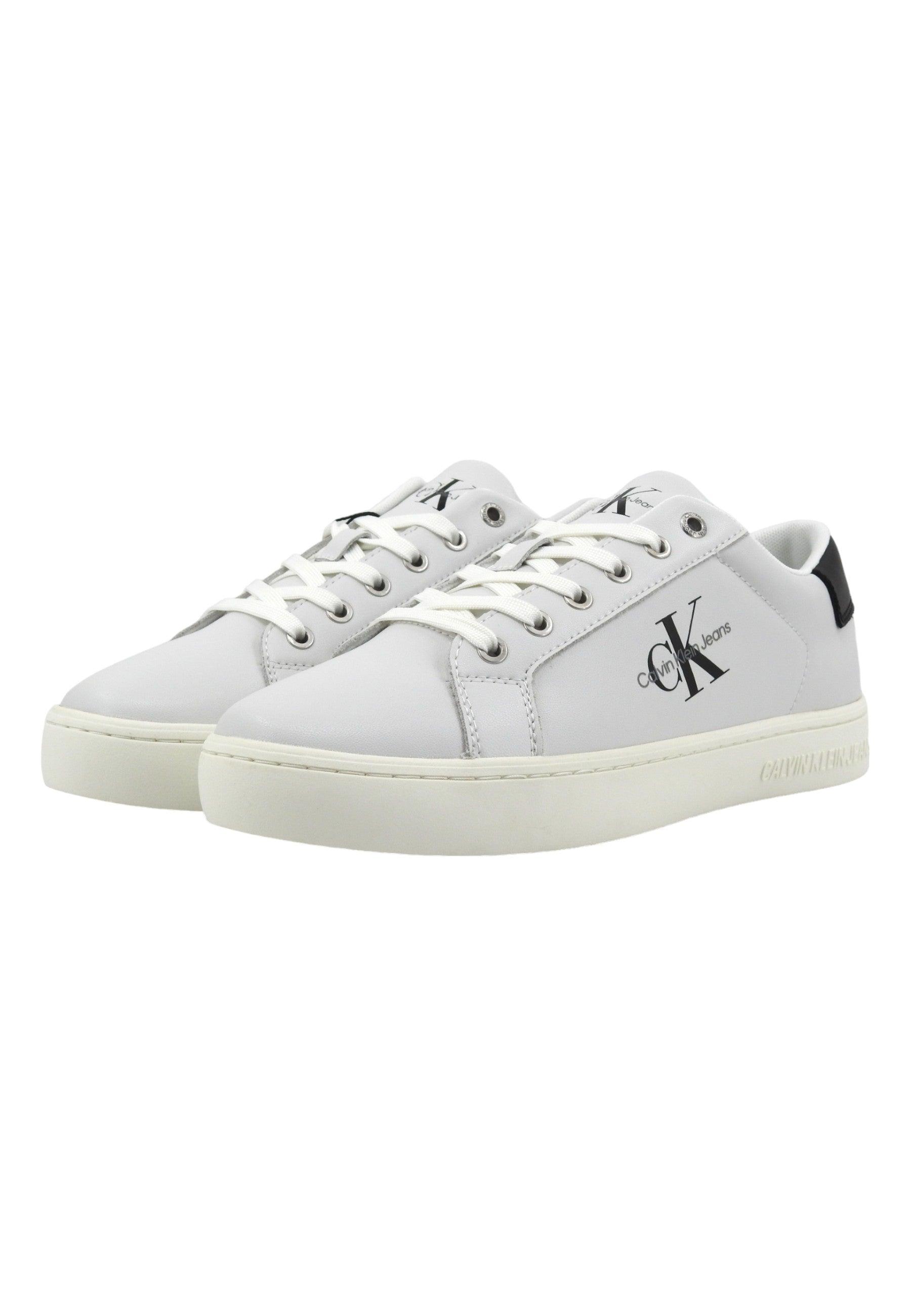 CALVIN KLEIN Sneaker Classic Cup Uomo Bright White YM0YM00491 - Sandrini Calzature e Abbigliamento