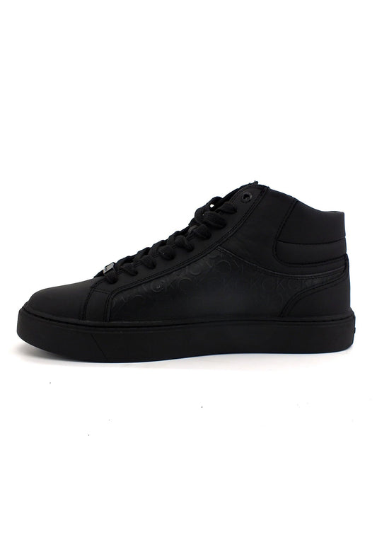 CALVIN KLEIN Sneaker High Uomo Mono Black HM0HM00812 - Sandrini Calzature e Abbigliamento