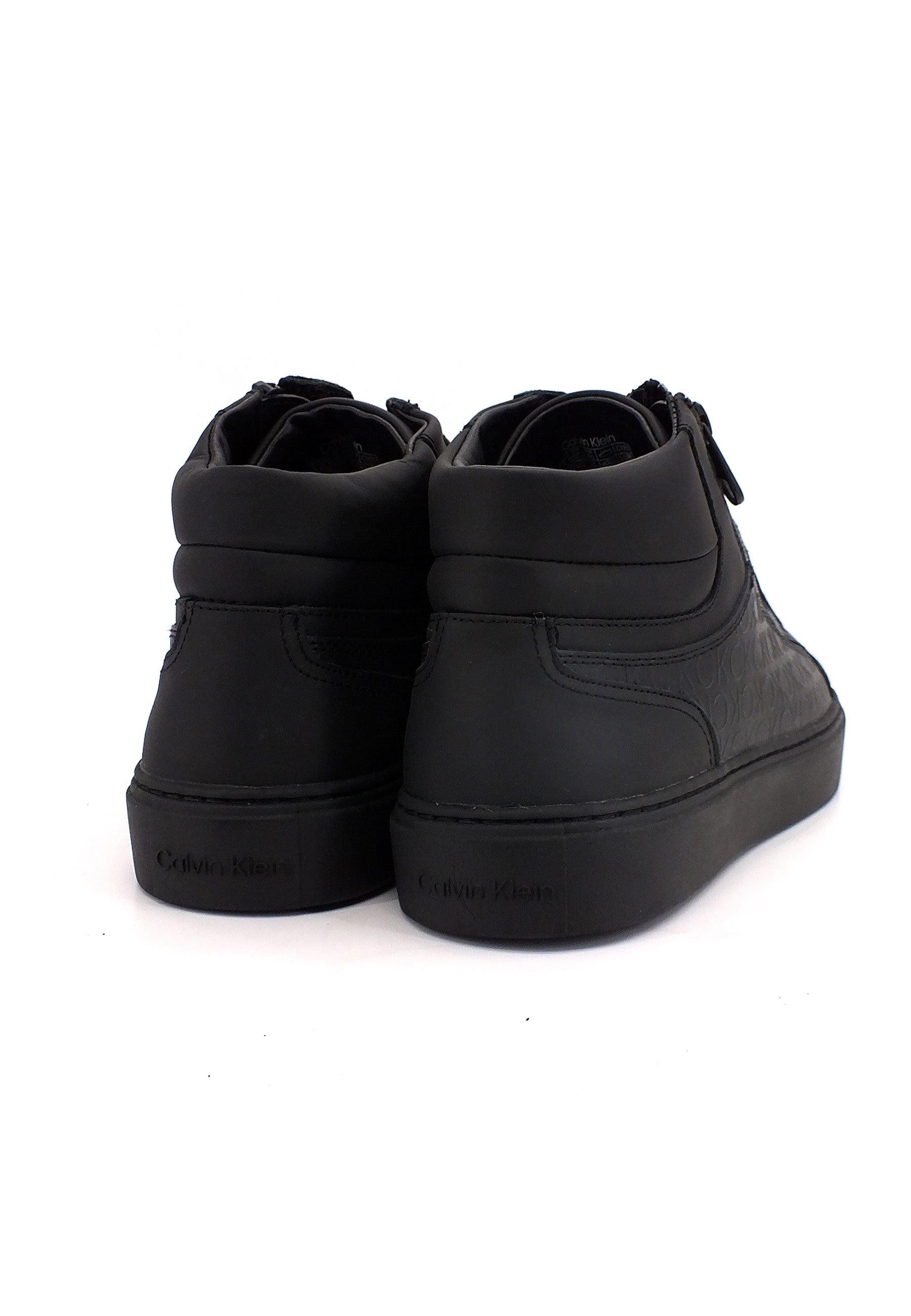 CALVIN KLEIN Sneaker High Uomo Mono Black HM0HM00812 - Sandrini Calzature e Abbigliamento
