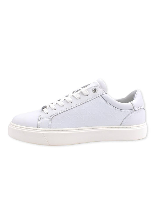 CALVIN KLEIN Sneaker Low Mono White Mono HM0HM00813 - Sandrini Calzature e Abbigliamento