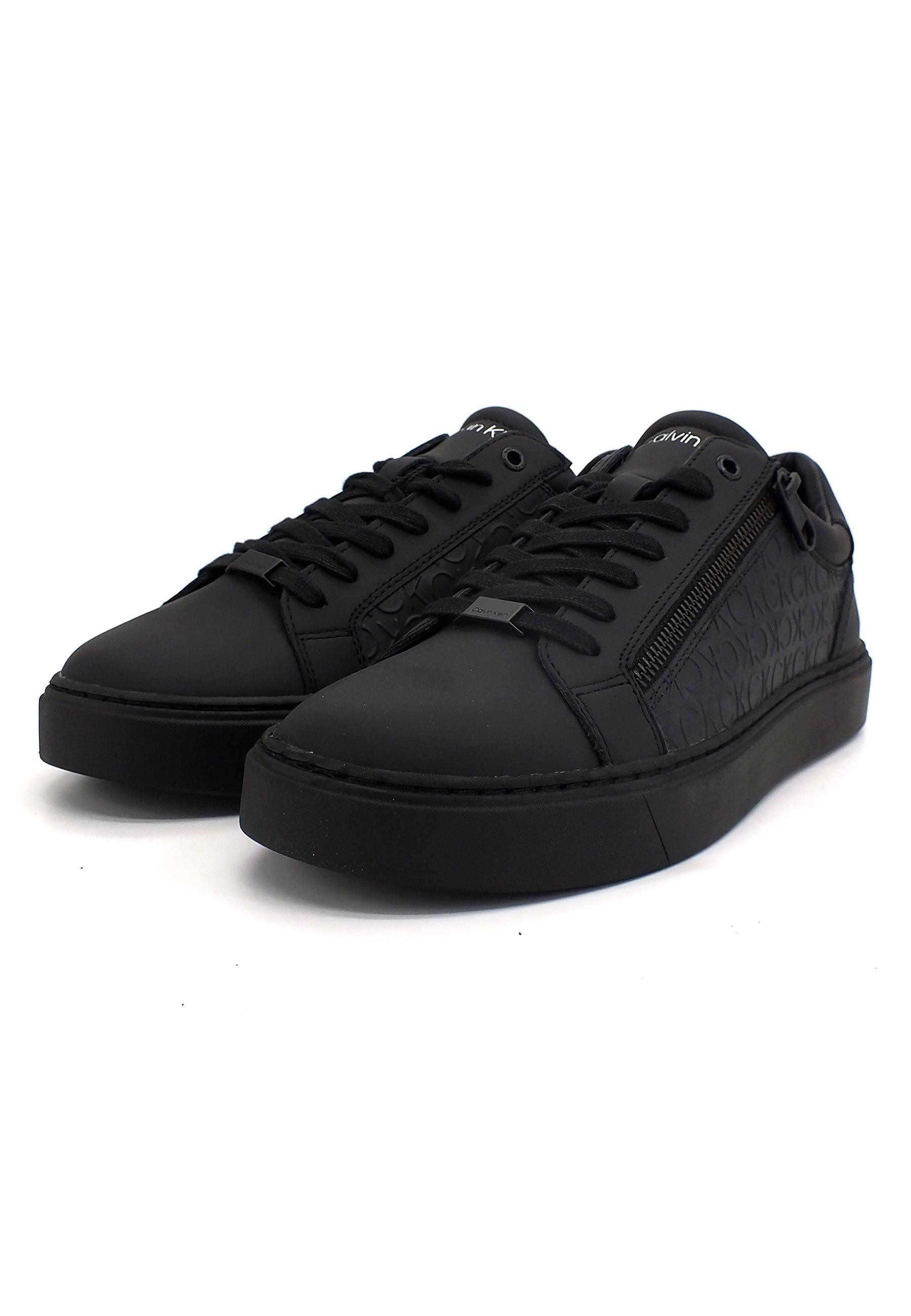 CALVIN KLEIN Sneaker Low Uomo Mono Black HM0HM00813 - Sandrini Calzature e Abbigliamento