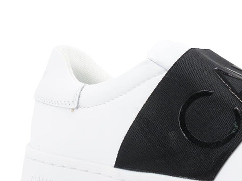 CALVIN KLEIN Sneaker Slip On Elastic Bright White YW0YW00160 - Sandrini Calzature e Abbigliamento