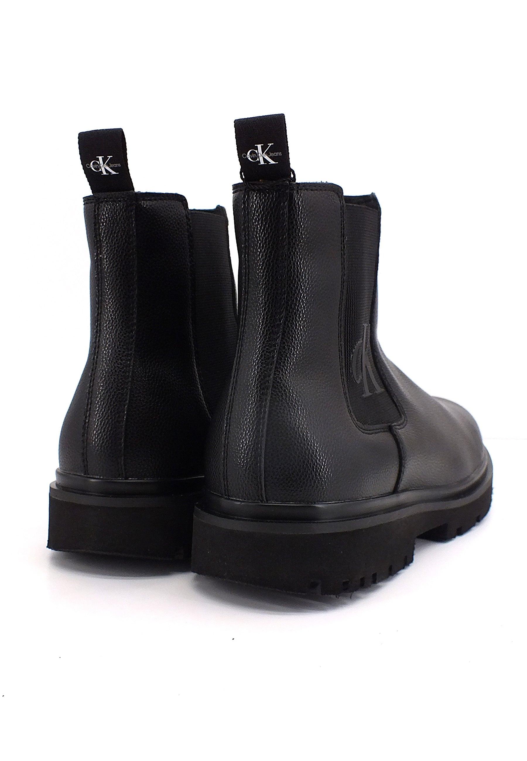 CALVIN KLEIN Stivaletto Lug Mid Chelsea Uomo Black YM0YM00544 - Sandrini Calzature e Abbigliamento