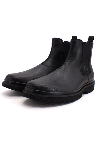 CALVIN KLEIN Stivaletto Lug Mid Chelsea Uomo Black YM0YM00544 - Sandrini Calzature e Abbigliamento