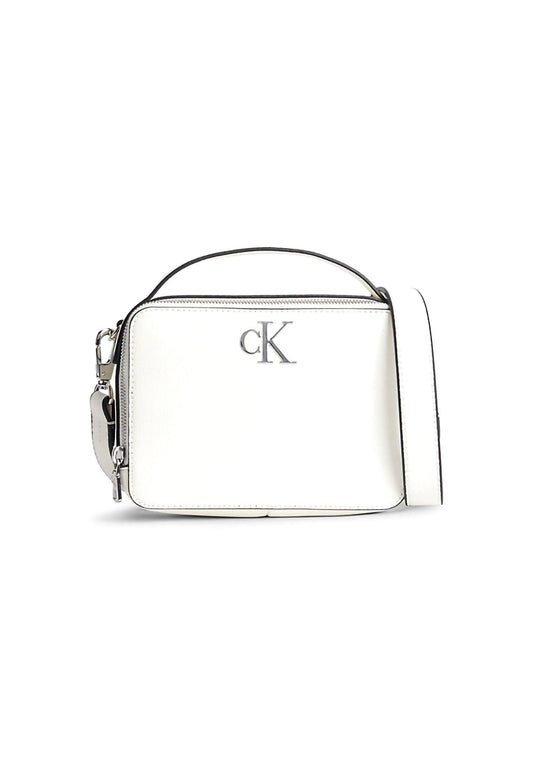 CALVIN KLEIN Tracolla Camera Bag Bright White K60K610683 - Sandrini Calzature e Abbigliamento
