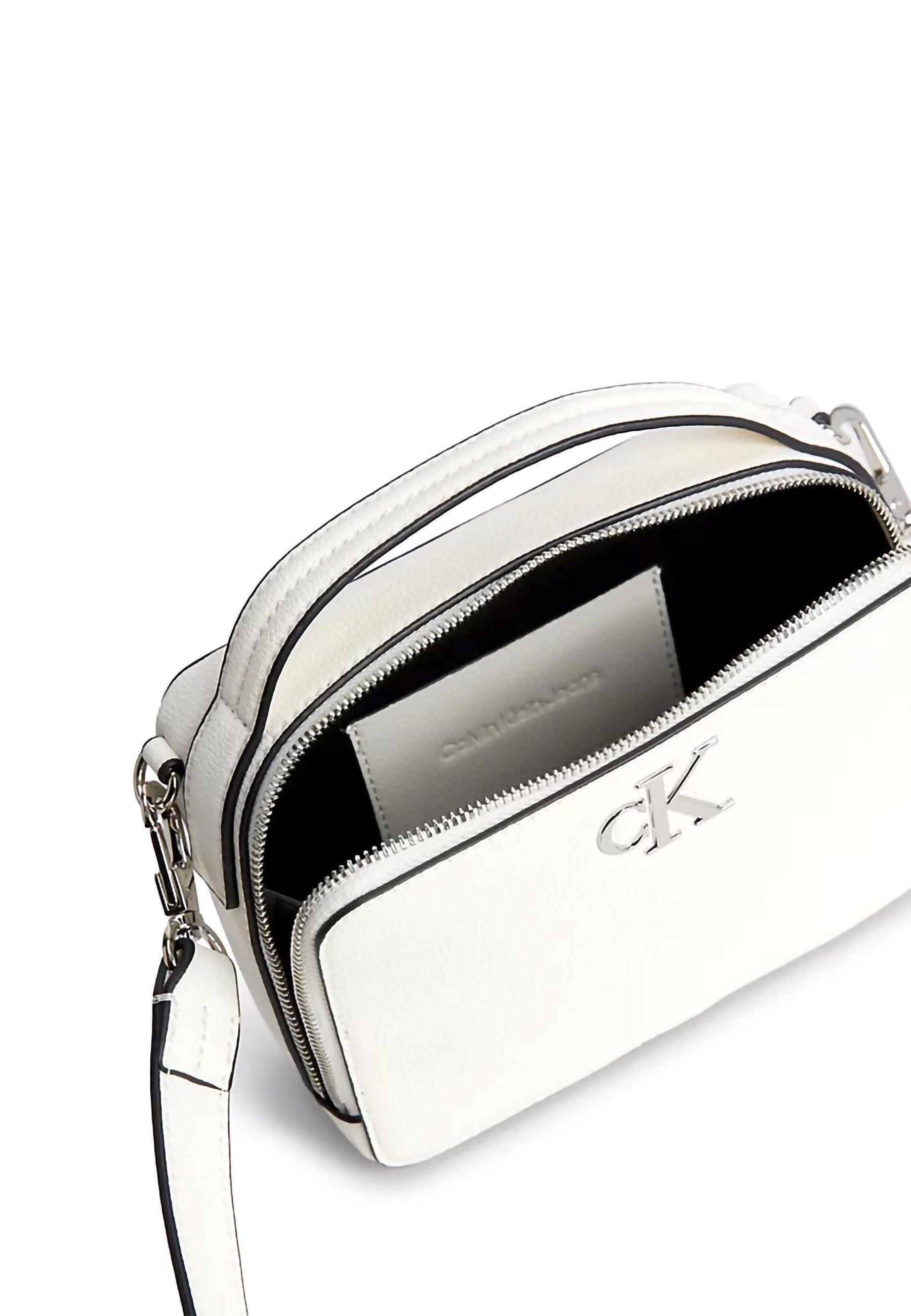 CALVIN KLEIN Tracolla Camera Bag Bright White K60K610683 - Sandrini Calzature e Abbigliamento