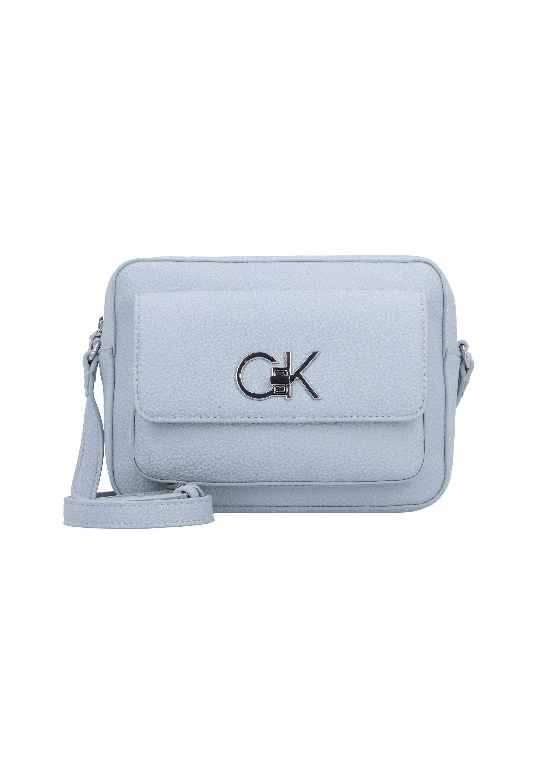 CALVIN KLEIN Tracolla Re-Lock Camera Bag Pearl Blue K60K609397 - Sandrini Calzature e Abbigliamento