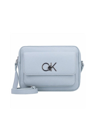 CALVIN KLEIN Tracolla Re-Lock Camera Bag Pearl Blue K60K609397 - Sandrini Calzature e Abbigliamento