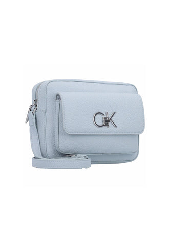 CALVIN KLEIN Tracolla Re-Lock Camera Bag Pearl Blue K60K609397 - Sandrini Calzature e Abbigliamento