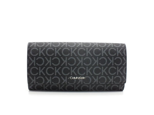 CALVINI KLEIN Must Trifold Lg Portafoglio Black K60K608760 - Sandrini Calzature e Abbigliamento