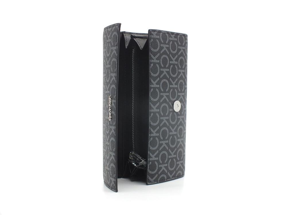 CALVINI KLEIN Must Trifold Lg Portafoglio Black K60K608760 - Sandrini Calzature e Abbigliamento