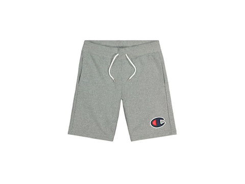 CHAMPION Bermuda Cotone Logo Uomo Grigio 214192 - Sandrini Calzature e Abbigliamento