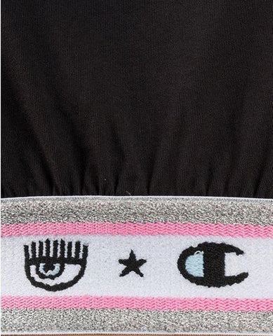 CHAMPION By Chiara Ferragni Top Black 113559 - Sandrini Calzature e Abbigliamento