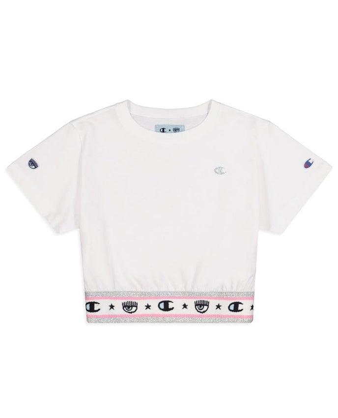 CHAMPION By Chiara Ferragni Top White 113559 - Sandrini Calzature e Abbigliamento