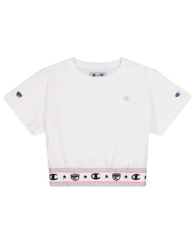CHAMPION By Chiara Ferragni Top White 113559 - Sandrini Calzature e Abbigliamento