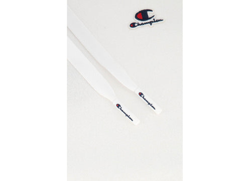 CHAMPION Felpa Cappuccio Logo Bianco 114466 - Sandrini Calzature e Abbigliamento