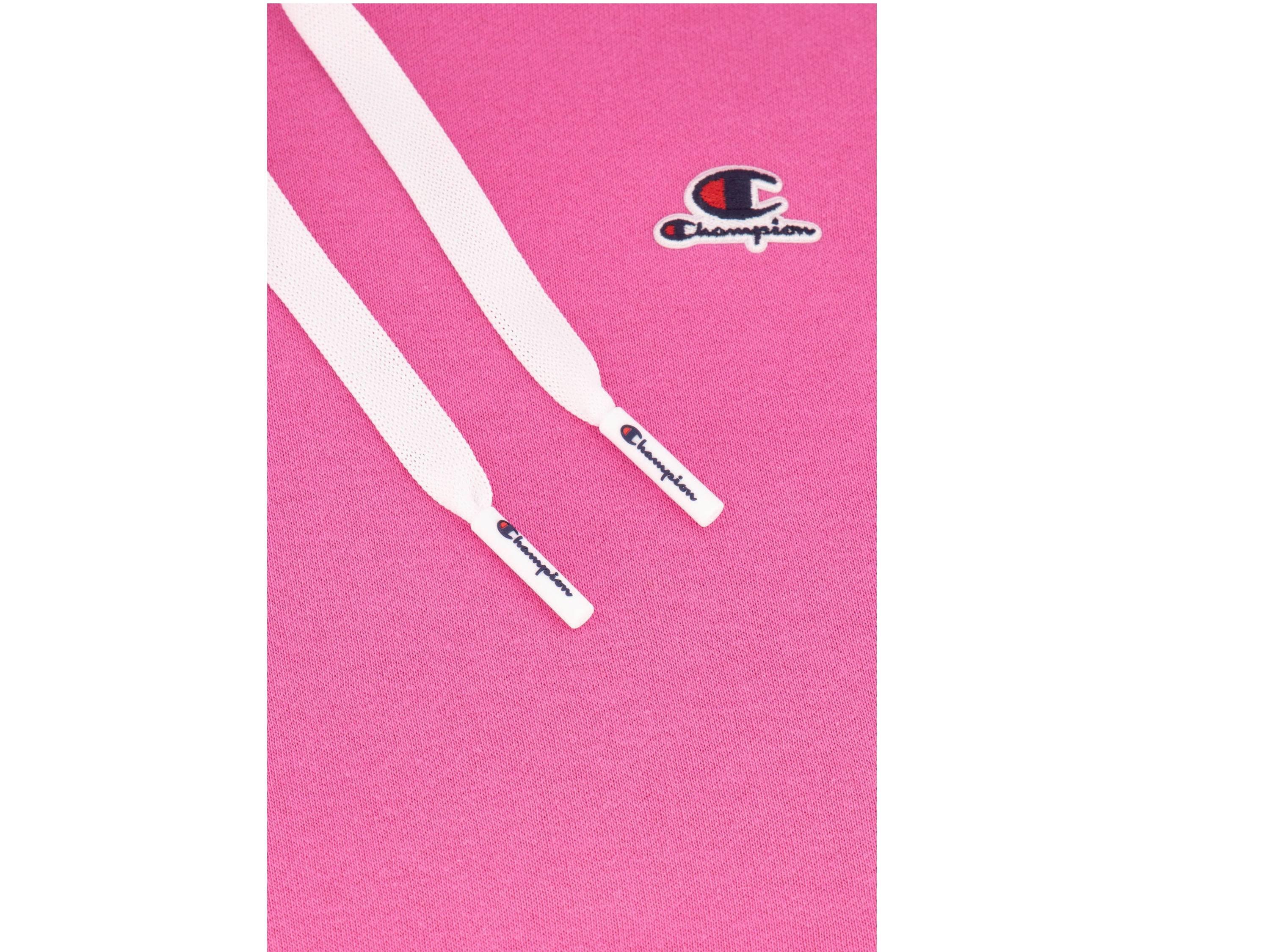 CHAMPION Felpa Cappuccio Logo Purple 114466 - Sandrini Calzature e Abbigliamento