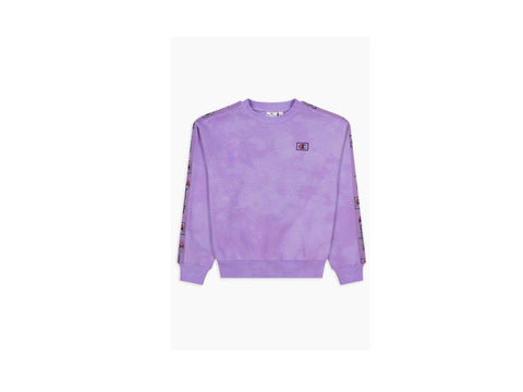 CHAMPION Felpa Profilo Manica Viola 114758 - Sandrini Calzature e Abbigliamento