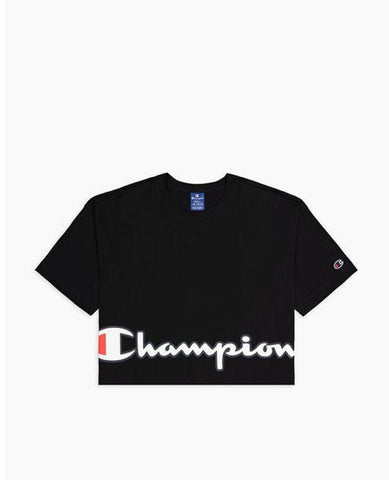 CHAMPION T-Shirt Logo Black 112650 - Sandrini Calzature e Abbigliamento