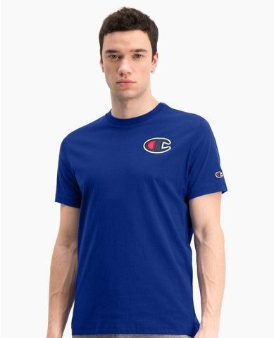 CHAMPION T-Shirt Logo Navy 214195 - Sandrini Calzature e Abbigliamento
