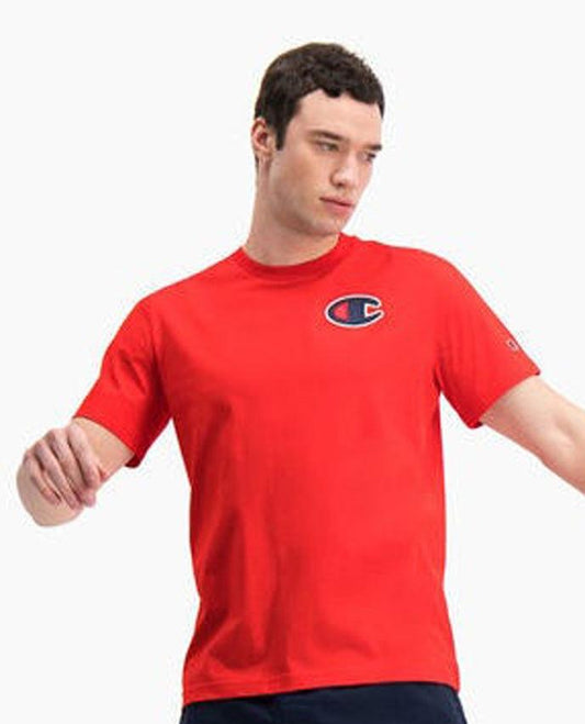 CHAMPION T-Shirt Logo Red 214195 - Sandrini Calzature e Abbigliamento