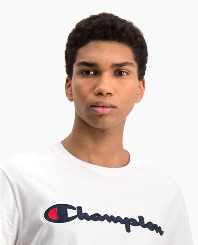CHAMPION T-Shirt Logo White 214194 - Sandrini Calzature e Abbigliamento