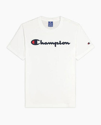 CHAMPION T-Shirt Logo White 214194 - Sandrini Calzature e Abbigliamento