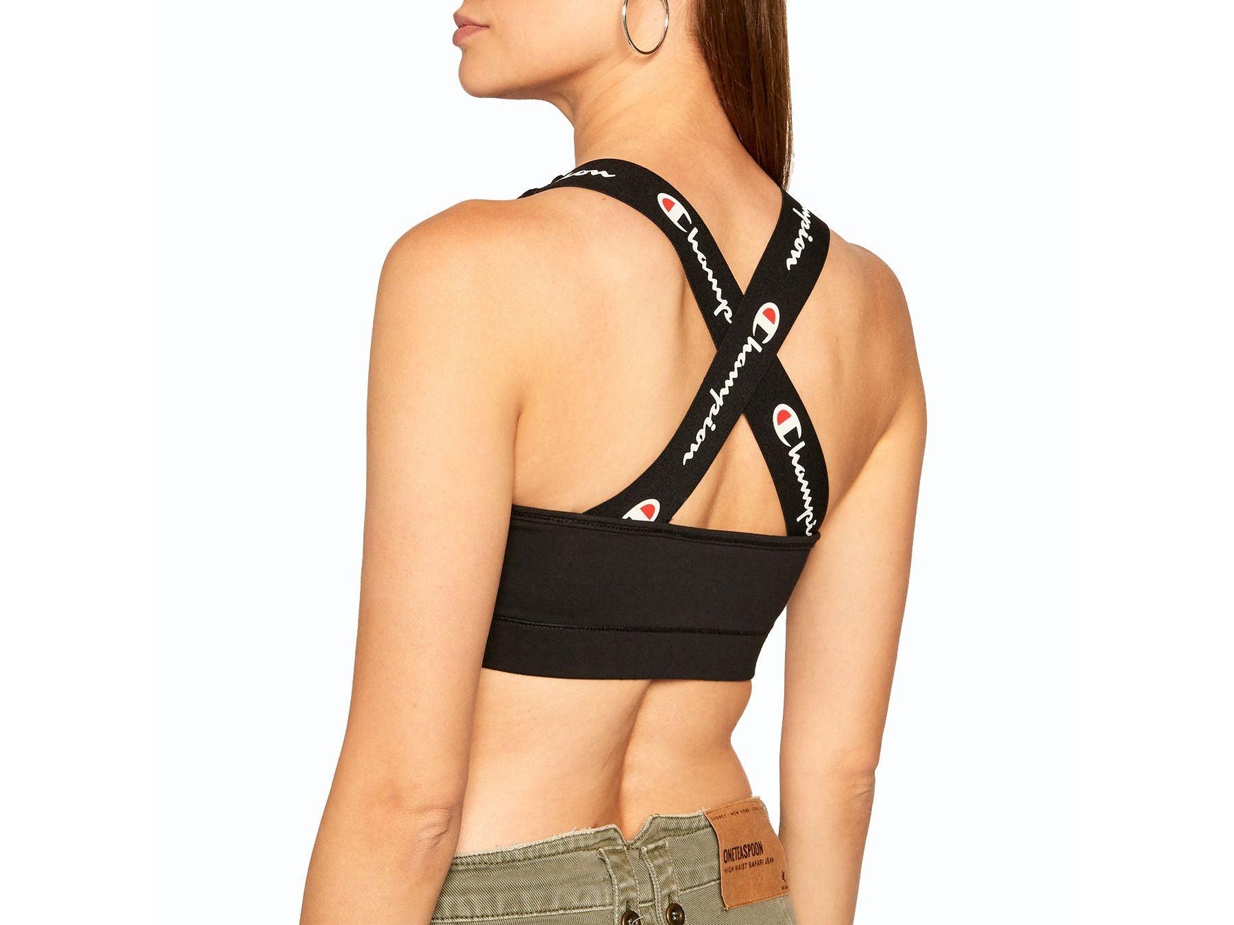 CHAMPION Top Corto Sport Intreccio Nero 112821 - Sandrini Calzature e Abbigliamento