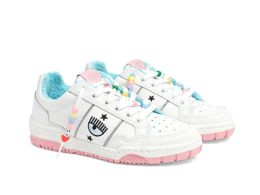 CHIARA FERRAGNI CF-1 Sneaker Donna Logo Eyelike White CF2905-009 - Sandrini Calzature e Abbigliamento