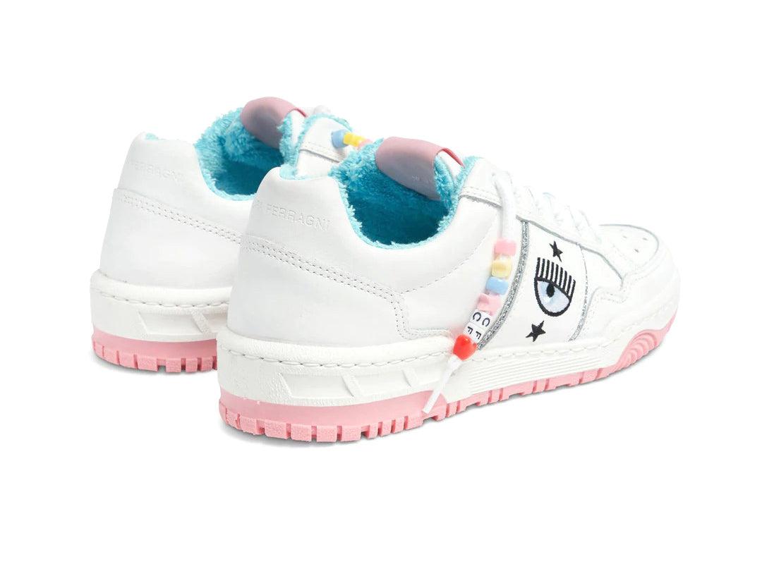 CHIARA FERRAGNI CF-1 Sneaker Donna Logo Eyelike White CF2905-009 - Sandrini Calzature e Abbigliamento