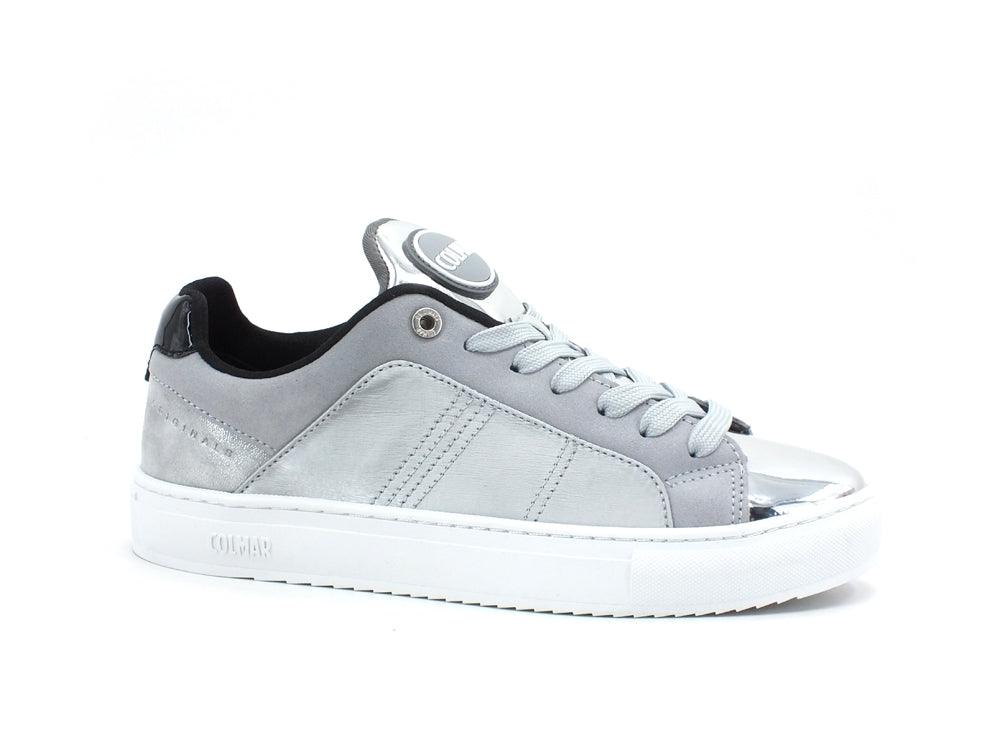 COLMAR Bradbury Punk Sneaker Donna Laminato Silver BRADBURYPUNK092 - Sandrini Calzature e Abbigliamento