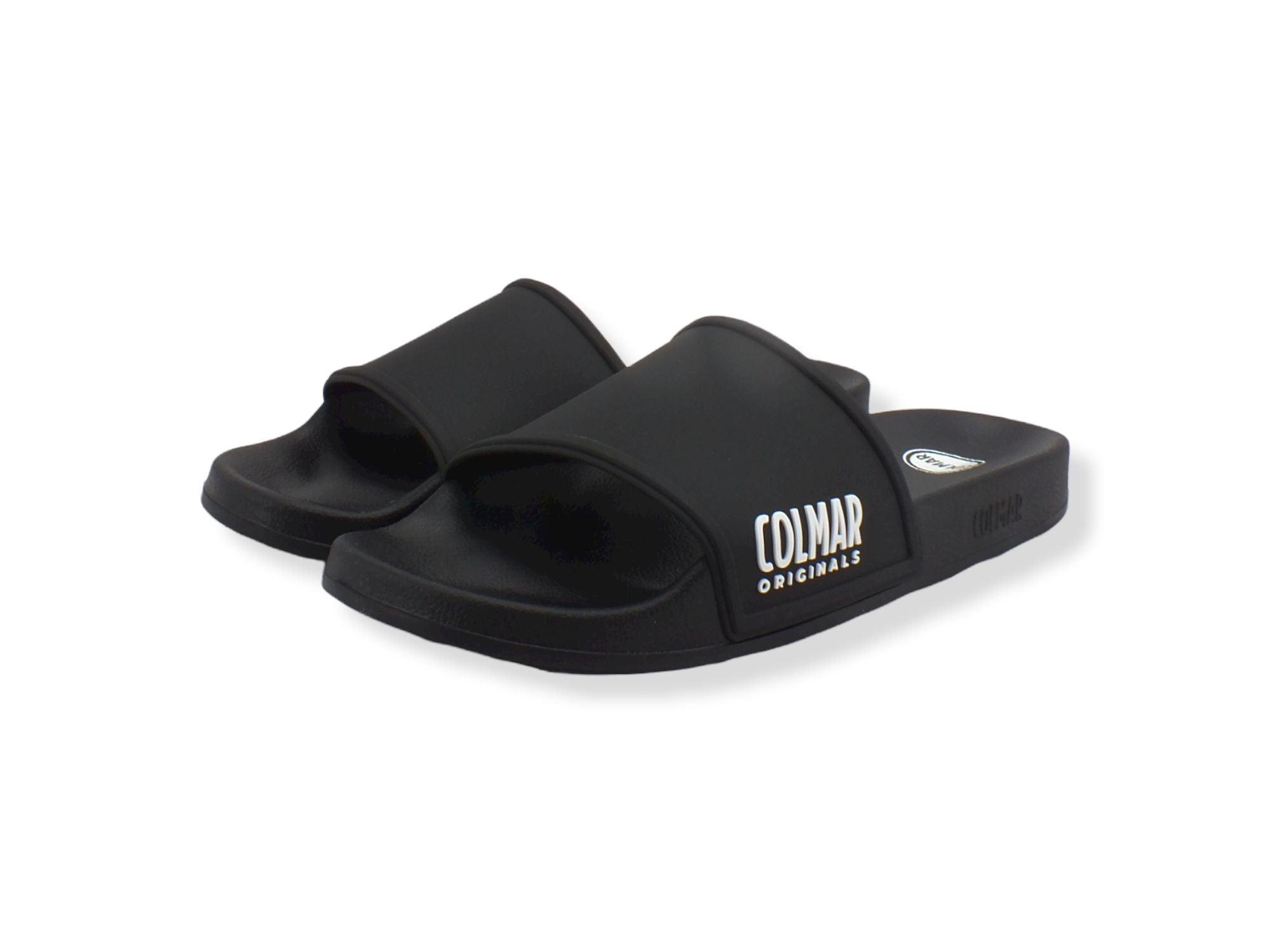 COLMAR Ciabatta Uomo Rubber Fascia Black SLIPPER PLAIN 131 - Sandrini Calzature e Abbigliamento