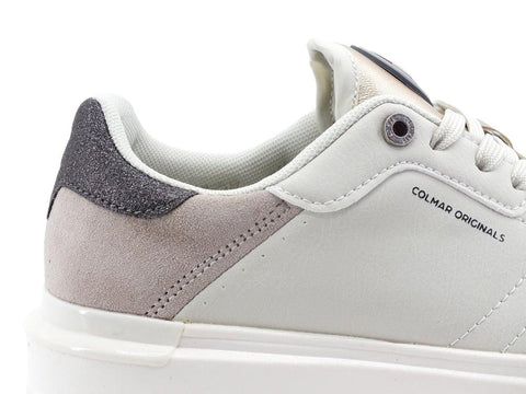 COLMAR Clayton Royal 132 Sneaker Lame Off White Green CLAYTONROYAL132 - Sandrini Calzature e Abbigliamento