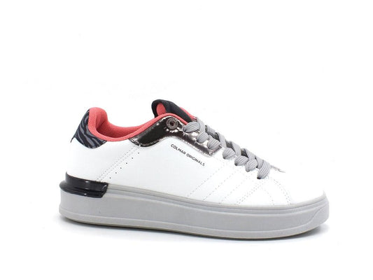 COLMAR Clayton Wild 150 WB Sneaker Retro Zebra White Black Peach CLAYTONWILD150 - Sandrini Calzature e Abbigliamento