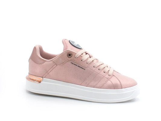 COLMAR High Outsole Sneaker Suede Rose Gold CLAYTONLUX079 - Sandrini Calzature e Abbigliamento