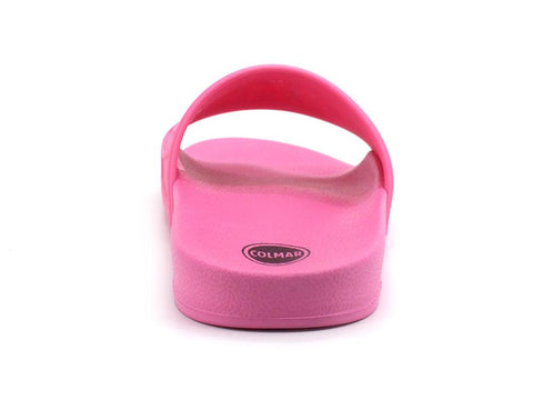 COLMAR Slipper Logo Ciabatta Gomma Pink Rosa SLIPPERLOGO143 - Sandrini Calzature e Abbigliamento